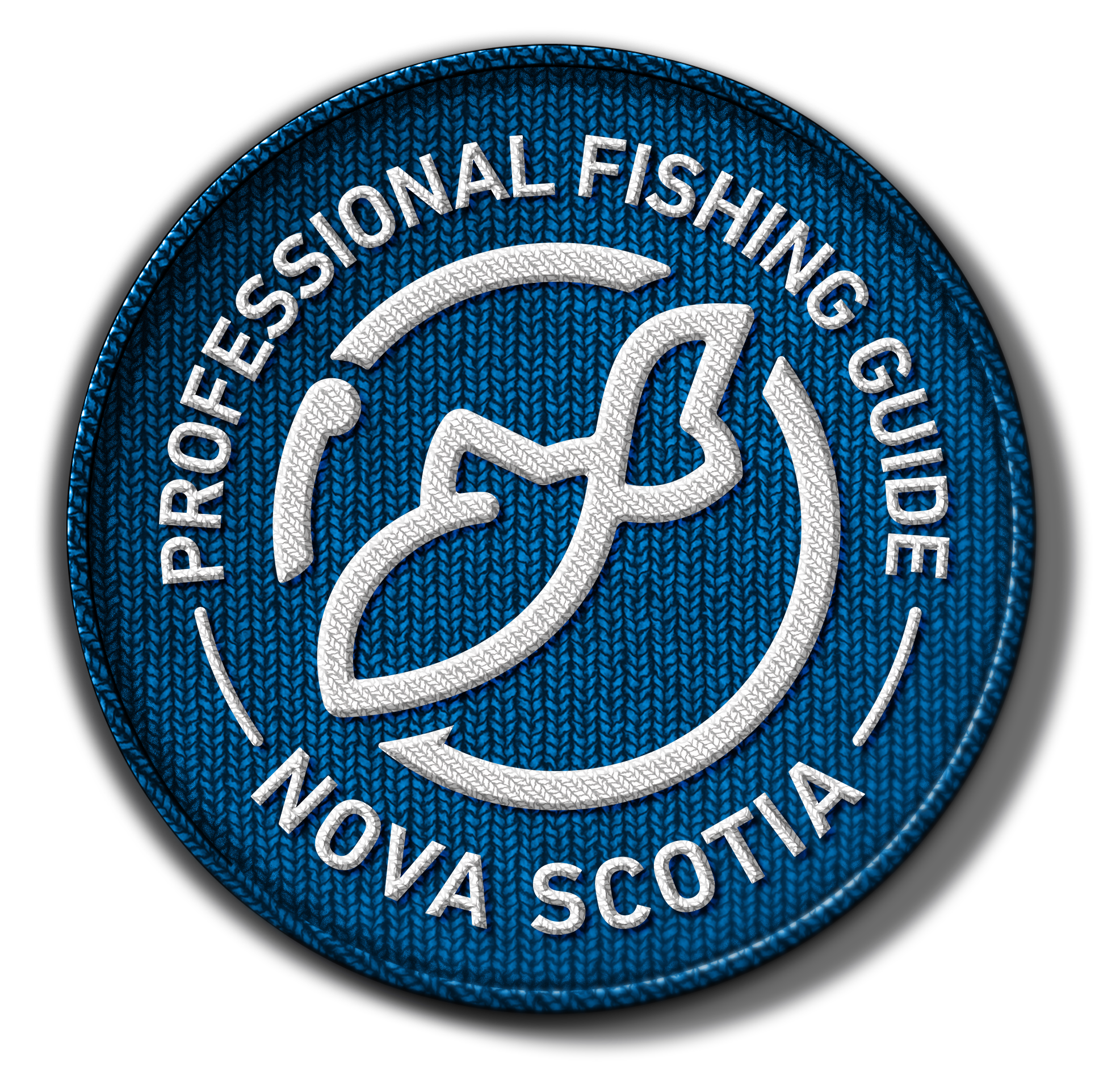 Professional fishing guide patch