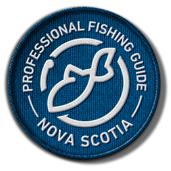 Professional fishing guide patch